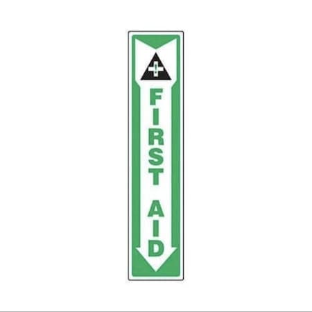 Accuform First Aid Sign, MFSD500VP MFSD500VP